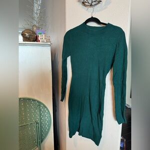 GAP Teal Ribbed Knit Sweater